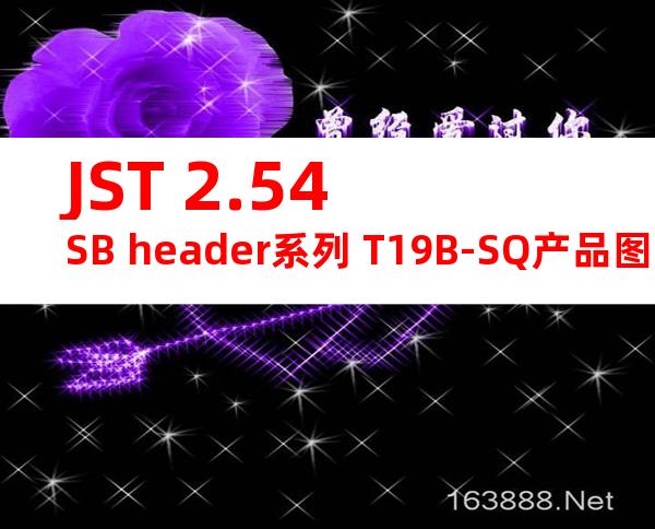JST 2.54SB header系列 T19B-SQ产品图纸